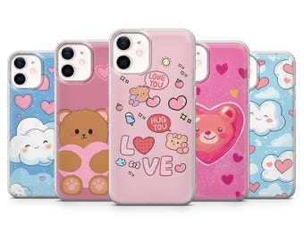 Valentinstag Handytasche Love Romantic Cover für iPhone 17 17Pro 16 15 14 13 12 Samsung S25 S24 S23 A56 A36 A16, Pixel 10 10Pro 9A