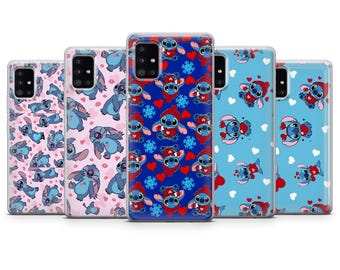 Valentinstag Handyhülle Love Romantische Stitch Cover für iPhone 17 17Pro 16 15 14 13 12 Samsung S25 S24 S23 A56 A36 A16 Pixel 10 10Pro