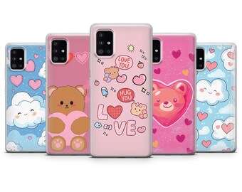 Funda de teléfono con diseño romántico de San Valentín para iPhone 17, 17Pro, 16, 15, 14, 13 y 12, Samsung S25, S24, S23, A56, A36, A16, Pixel 10 y 10Pro.