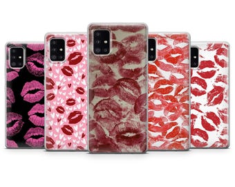 Valentine Day Phone Case Liebe Romantische Kuss Lippen Abdeckung für iPhone 17 17Pro 16 15 14 13 12 Samsung S25 S24 S23 A56 A36 A16 Pixel 10 10Pro
