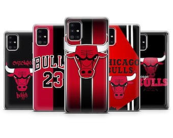 Bulls Handyhülle Basketball Team Chicago Abdeckung für iPhone 17 17Pro 16 15 14 13 12 Samsung S25 S24 S23 A56 A36 A16 Pixel 10 10Pro