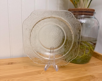 Vintage Indiana Glass "Madrid" Pattern Salad Plate