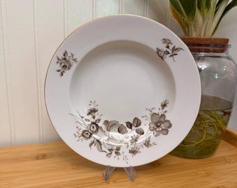 Vintage Johann Haviland Bavaria "Twilight Rose" Soup Bowl