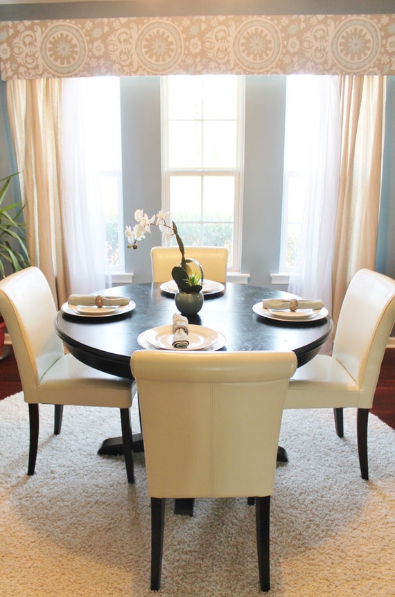 Custom Window Cornice Dining Room Etsy