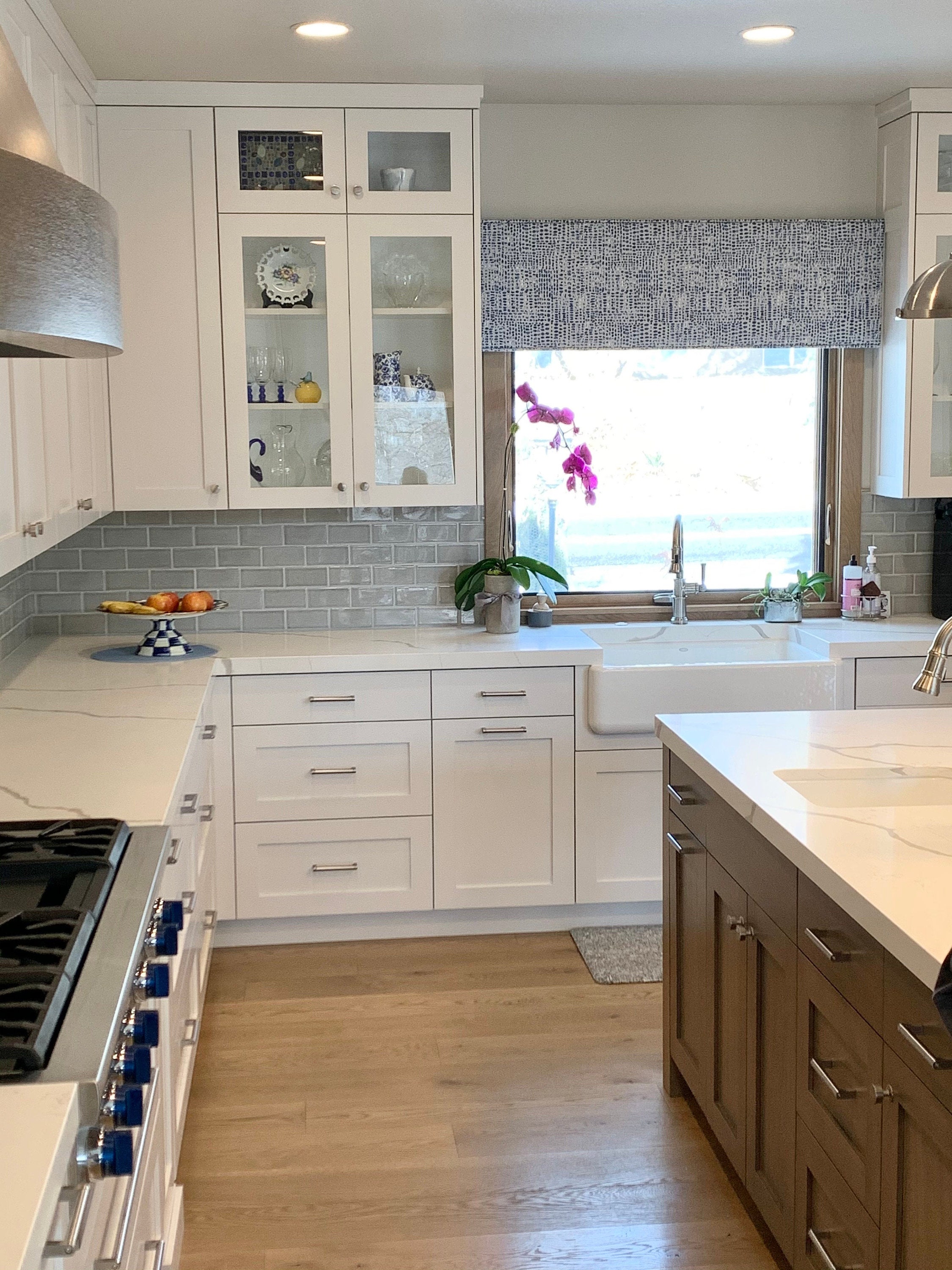 Custom Cornice Kitchen Window Treatment With Welting Etsy India