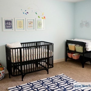 Custom Nursery Window Cornice You Choose the Colors image 3