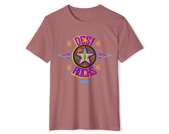 Desi Rocks T-Shirt | Colorful Star Mandala Graphic