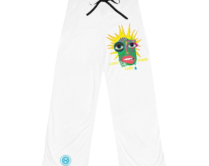 Sunburst Tear Face Pajama Pants | All-Over Print
