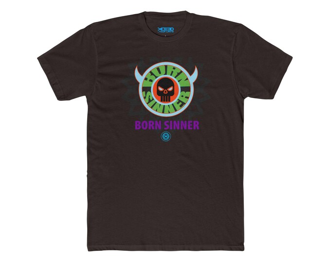 Skull Sunflower Graphic Tee | Crew T-Shirt