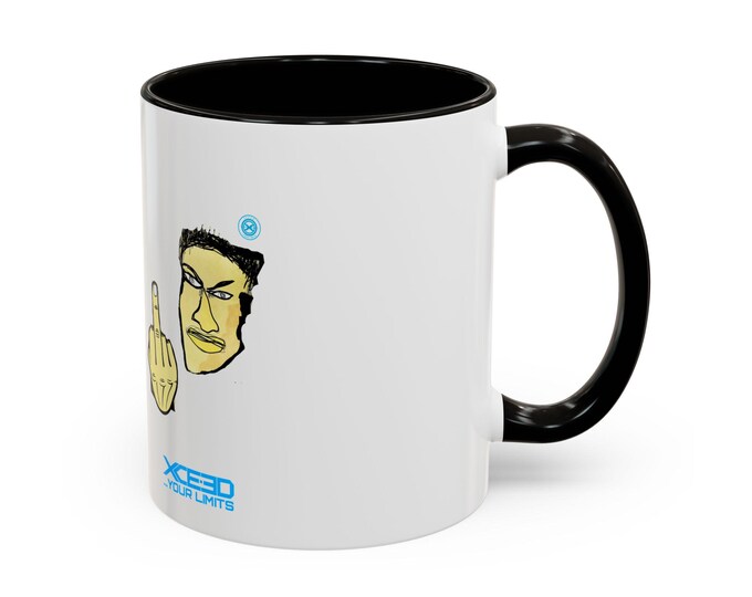 True Attitude middle finger illustration Mug | 11oz or 15oz
