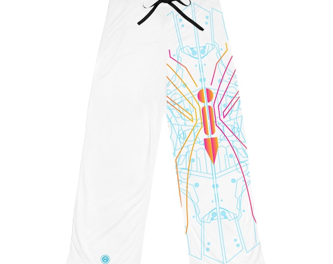 Neon Cyber Spider Pajama Pants | Women's Lounge Bottoms