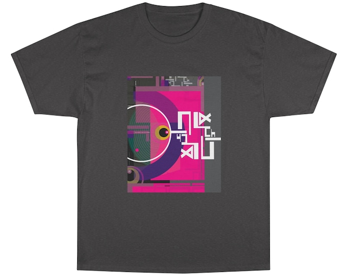 Champion Graphic T-Shirt: Abstract Geometric Design
