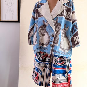ジャケット・アウター vintage fabric feed sack jacket Feed Sack Jacket - Etsy Canada