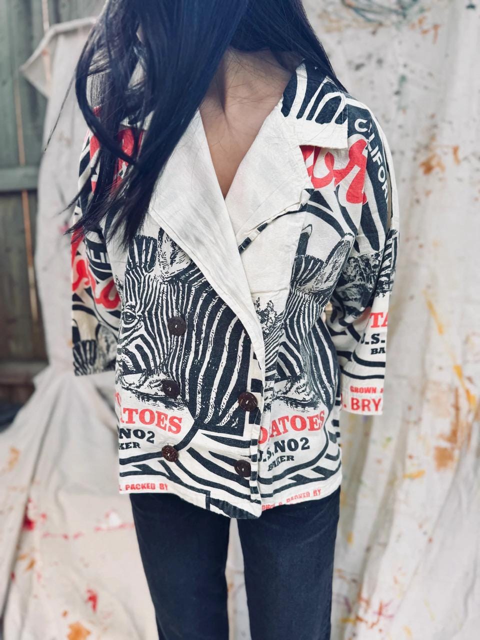 Grain Sack Jacket - Etsy