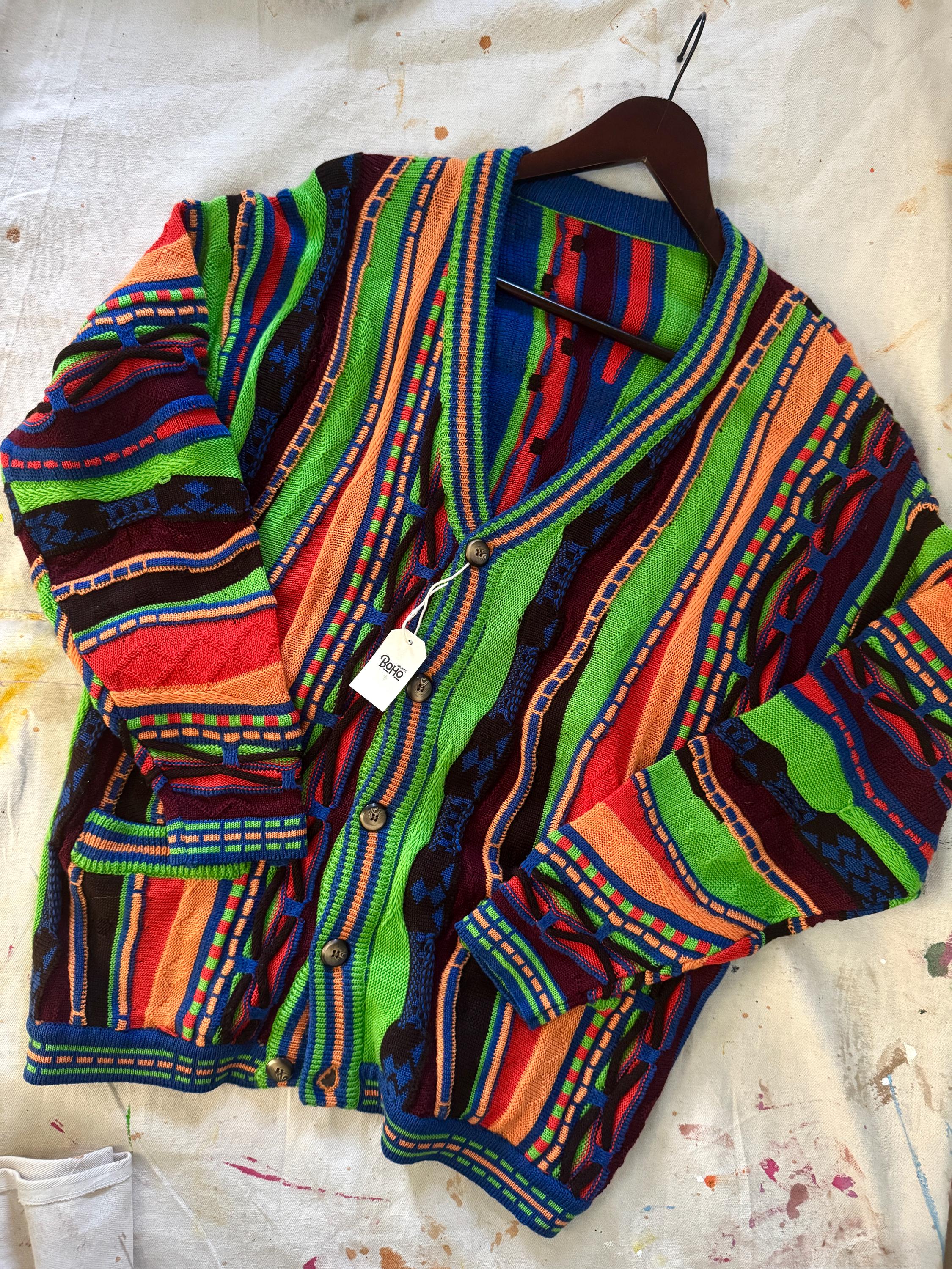 Coogi Cardigan - Etsy