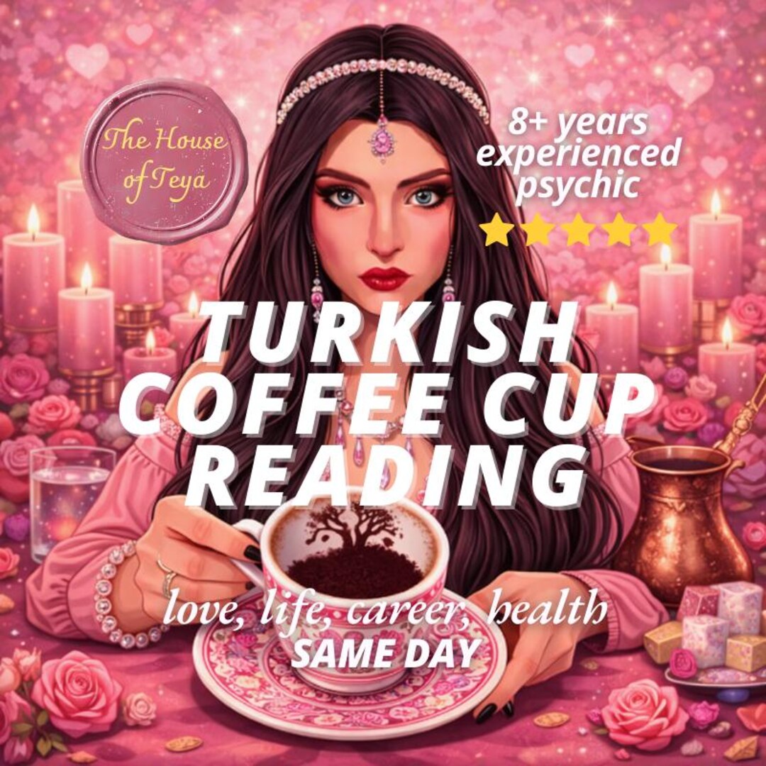 Turkish Coffee Cup Reading Same Day, PREMIUM Detailed Tasseography ...