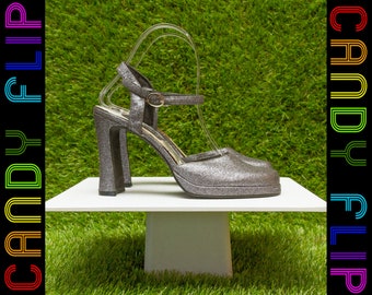 mary janes blue summer low heel vintage women shoes