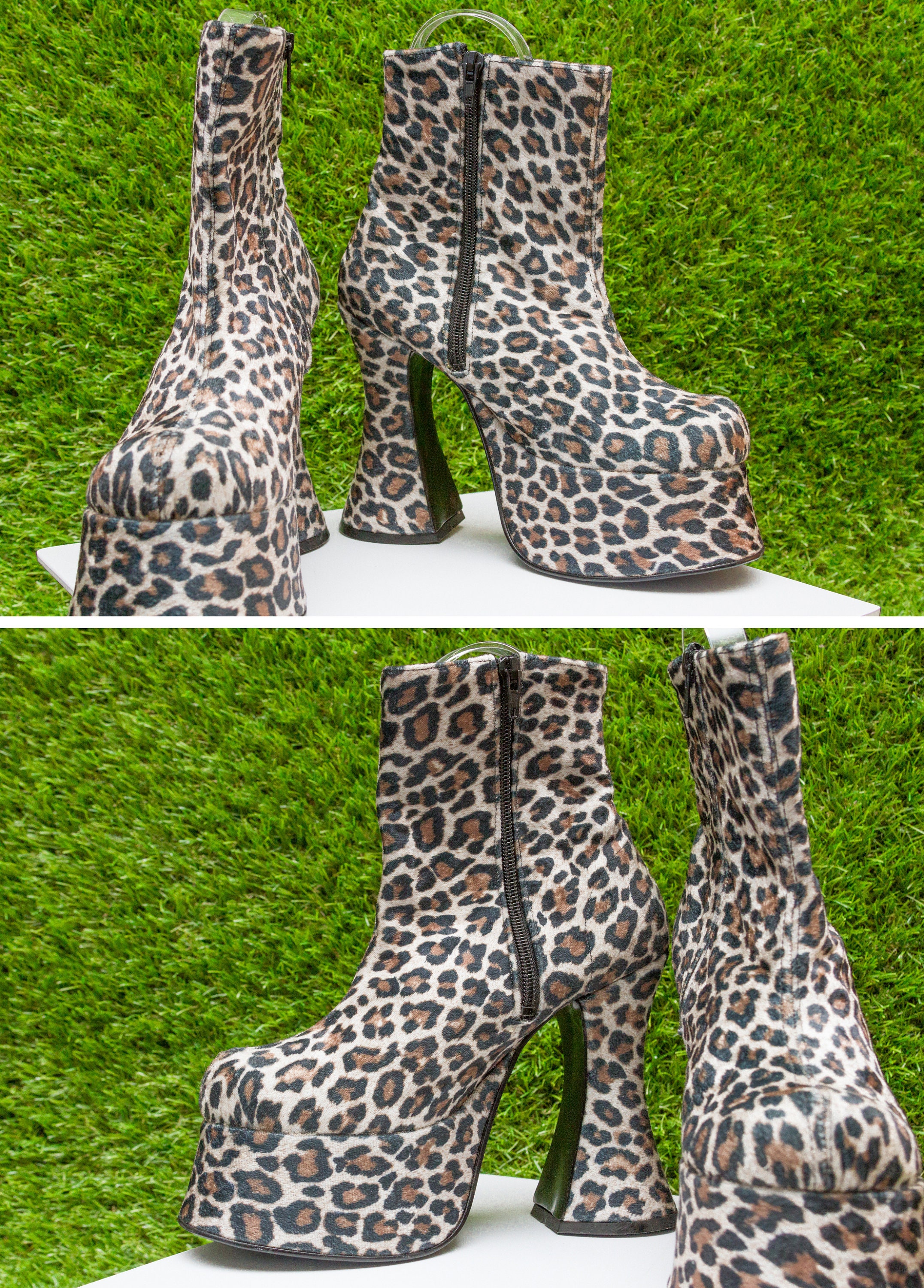 Vintage 90s Bratz Vibes Leopard Cheetah Animal Print TATA