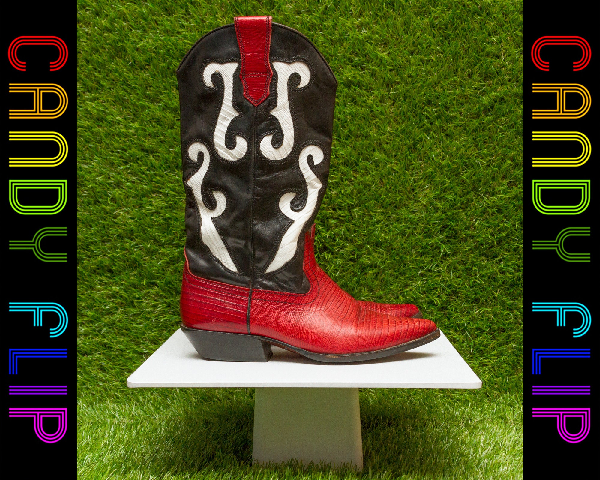 nine west color block boots