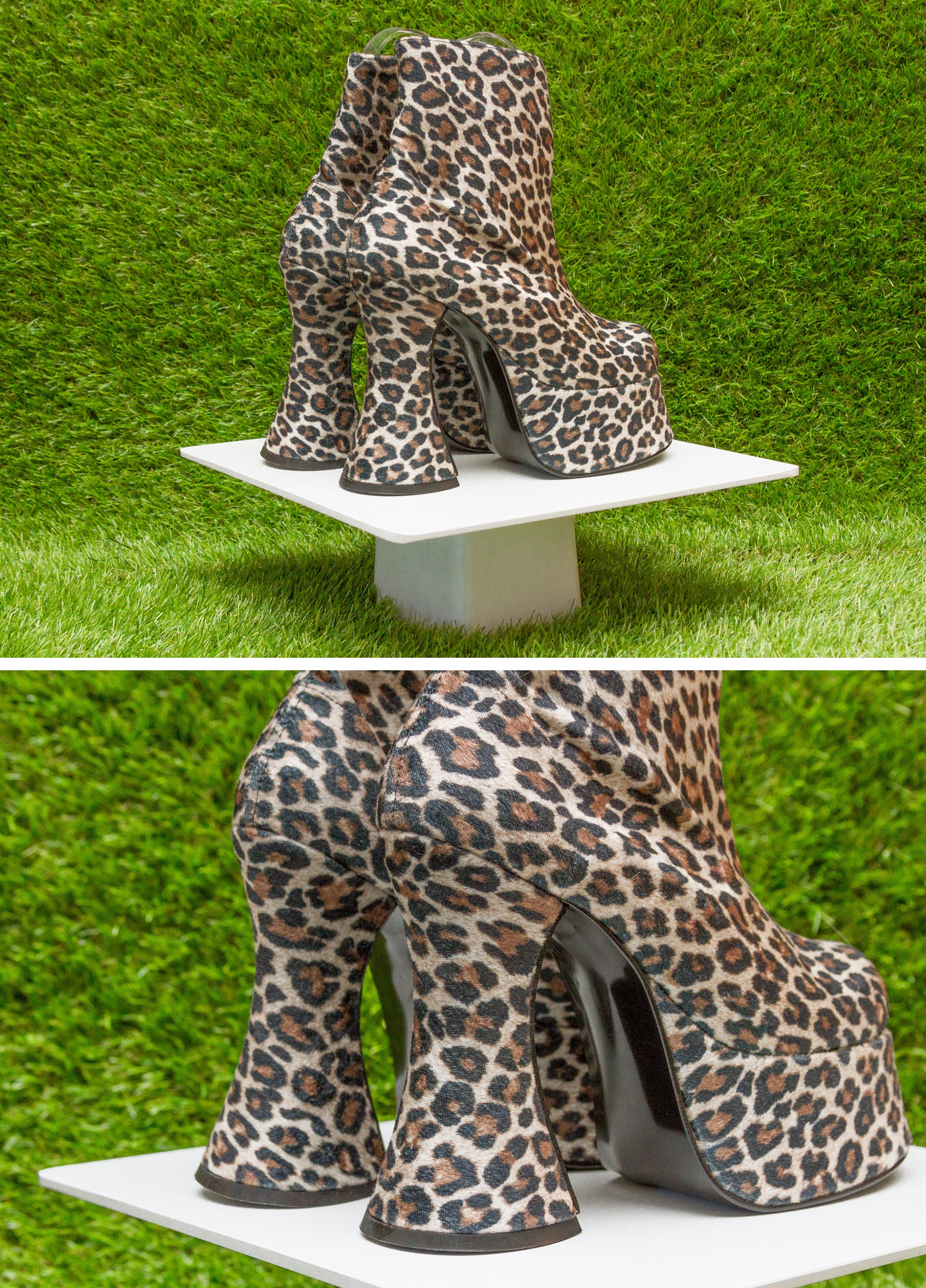 Vintage 90s Bratz Vibes Leopard Cheetah Animal Print TATA