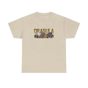 Camiseta de algodón grueso con diseño de bola de fuego de la serie de televisión MUNSTERS DRAGULA, 13 colores imagen 3
