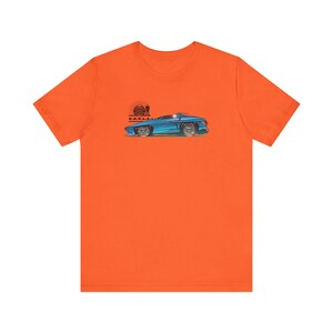 The MAN from U.N.C.L.E. Piranha TV Car Fireball Jersey Short Sleeve Tee Shirt - Multiple Colors image 3