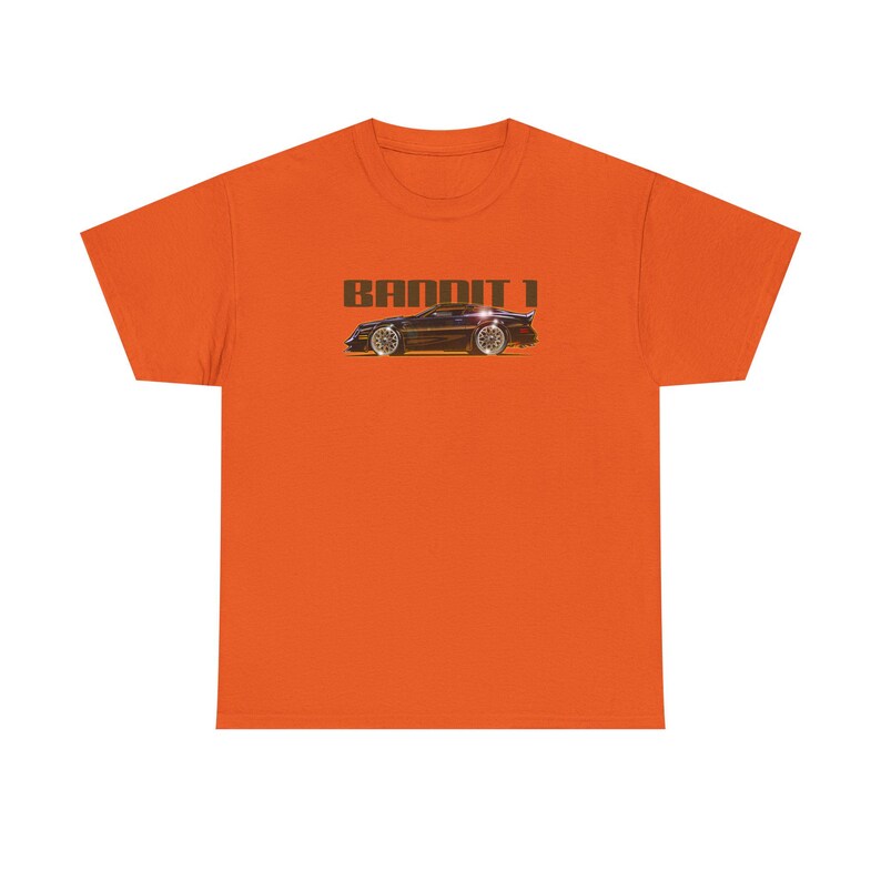 SMOKEY and the BANDIT ポンティアック トランザム ファイアボールアート プレミアムTシャツ - マルチカラー 画像 5