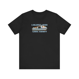 LOGAN'S RUN Sci Fi TV Car Collectible Fireball Art Short Sleeve Tee 12 Colors image 3