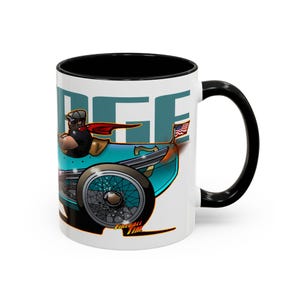 CUSTOM VINTAGE Rennwagen Fireball Art Kaffeetasse - 2 Größen Bild 3