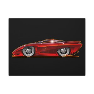 PONTIAC BANSHEE Concept Car Collectible Fireball Art Canvas Print image 5