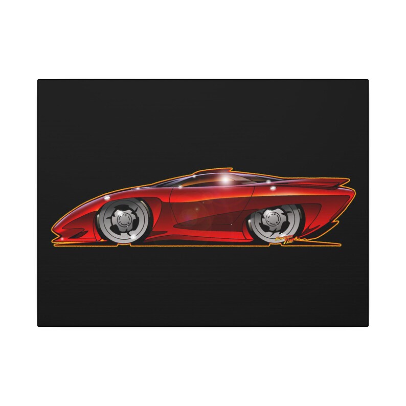 PONTIAC BANSHEE Concept Car Collectible Fireball Art Canvas Print image 5