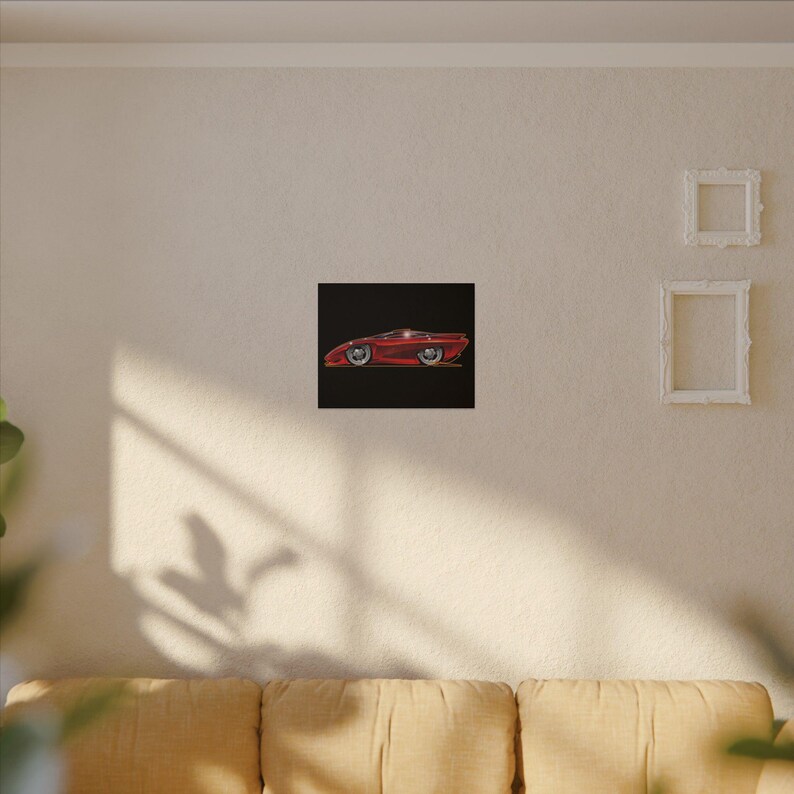 PONTIAC BANSHEE Concept Car Collectible Fireball Art Canvas Print image 11