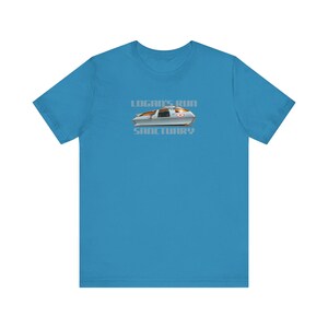 LOGAN'S RUN Sci Fi TV Car Collectible Fireball Art Short Sleeve Tee 12 Colors image 6