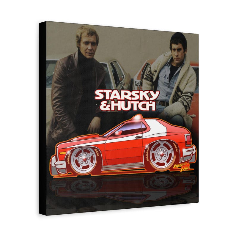 Impresión en lienzo de arte de pared de bola de fuego de STARSKY Y HUTCH imagen 7