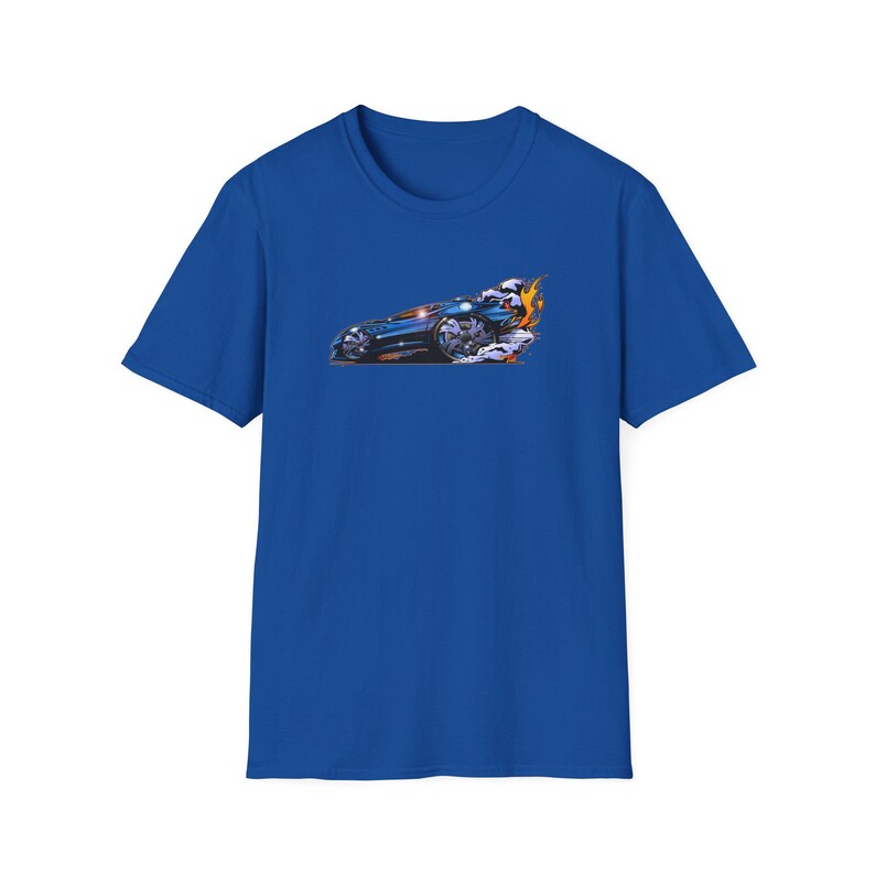 MASERATI FLAME Feuerball Art Softstyle T-Shirt Mehrere Farben Bild 3