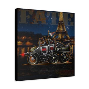 THE GREAT RACE Professor Fate Hannibal 8 Fireball Art Canvas Wall Print image 12