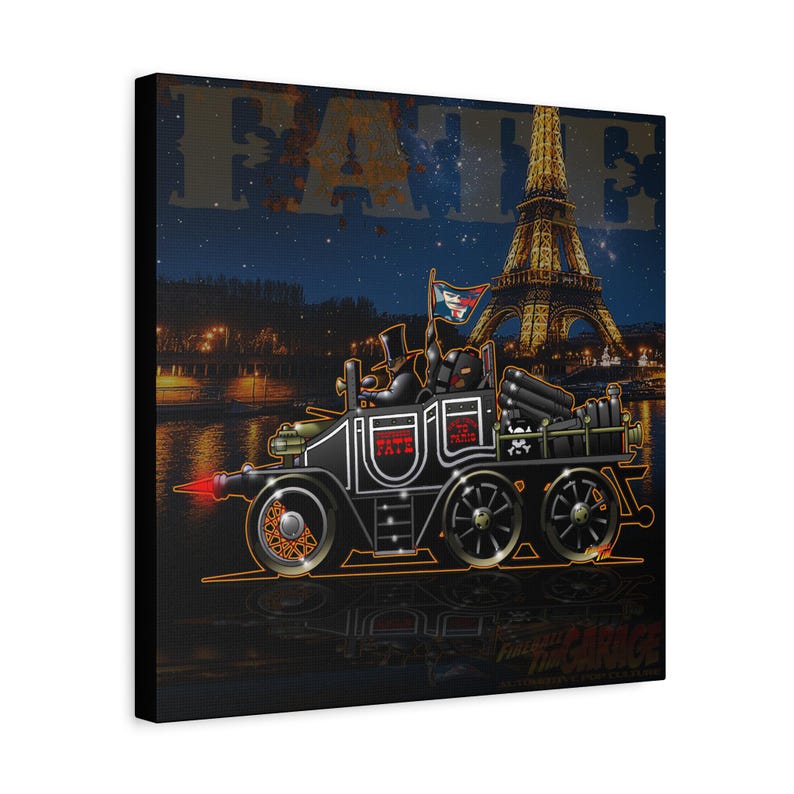 THE GREAT RACE Professor Fate Hannibal 8 Fireball Art Canvas Wall Print image 12
