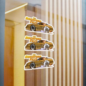 THE ROCKFORD FILES Pontiac Fireball Art Decal Stickers - 4 Sizes image 20