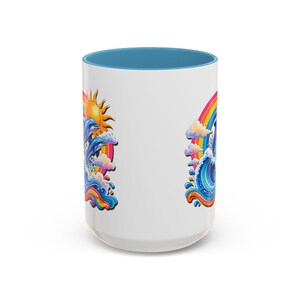 DOLPHIN SPLASH 1 Aquarium Series Fireball Art Coffee Mug - 2 Sizes image 19
