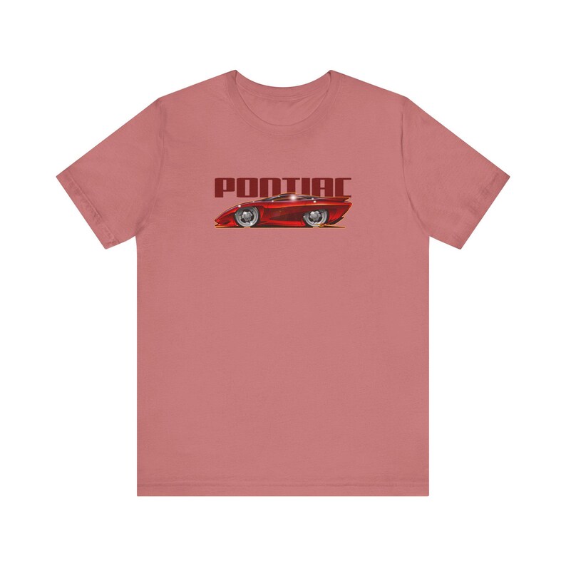 PONTIAC BANSHEE Concept Car Collectible Fireball Art Tee Shirt image 2