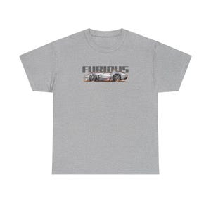 FAST AND FURIOUS Grand Sport Stingray Corvette Fireball Art Cotton Tee Shirt - Colors image 3