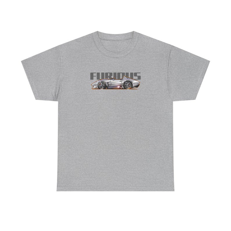FAST AND FURIOUS Grand Sport Stingray Corvette Fireball Art Cotton Tee Shirt - Colors image 3