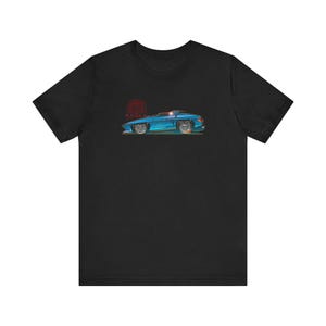 The MAN from U.N.C.L.E. Piranha TV Car Fireball Jersey Short Sleeve Tee Shirt - Multiple Colors image 5