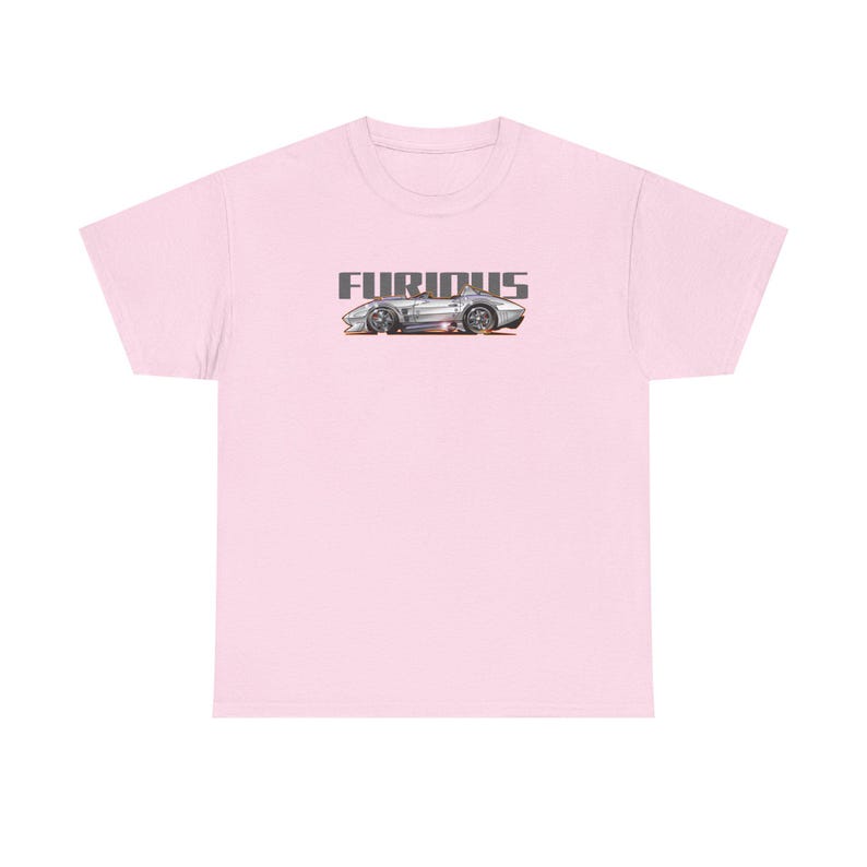 FAST AND FURIOUS Grand Sport Stingray Corvette Fireball Art Cotton Tee Shirt - Colors image 7