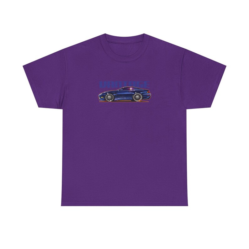 ASTON MARTIN VANTAGE 2001 Fireball Art Tee Shirt - Multiple Colors image 6