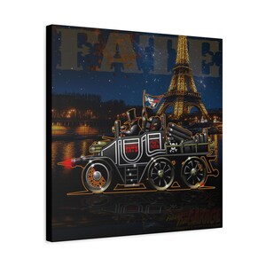THE GREAT RACE Professor Fate Hannibal 8 Fireball Art Canvas Wall Print image 17
