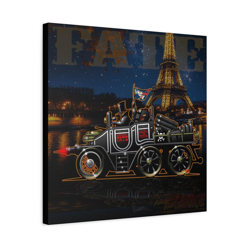 THE GREAT RACE Professor Fate Hannibal 8 Fireball Art Canvas Wall Print image 17