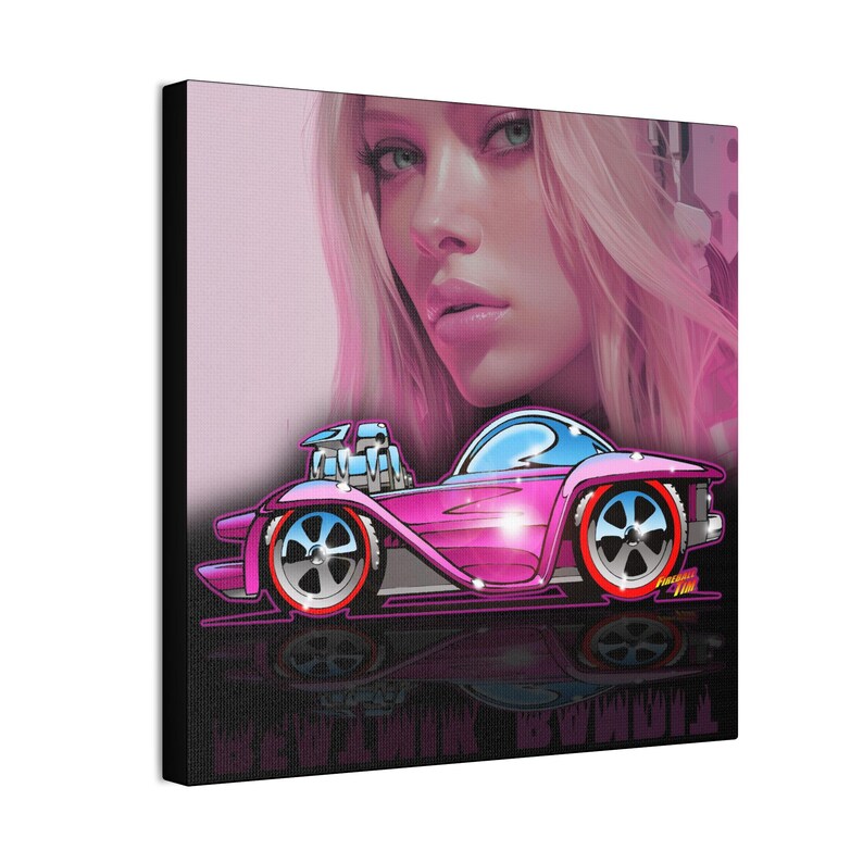 BEATNIK BANDIT Hot Wheels Collectible Fireball Art Canvas Print - 3 Sizes image 2