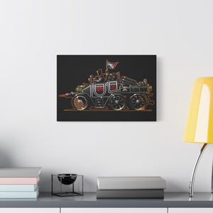 LA GRAN CARRERA Profesor Fate Hannibal 8 Bola de Fuego Arte Lienzo Impresión de pared imagen 14