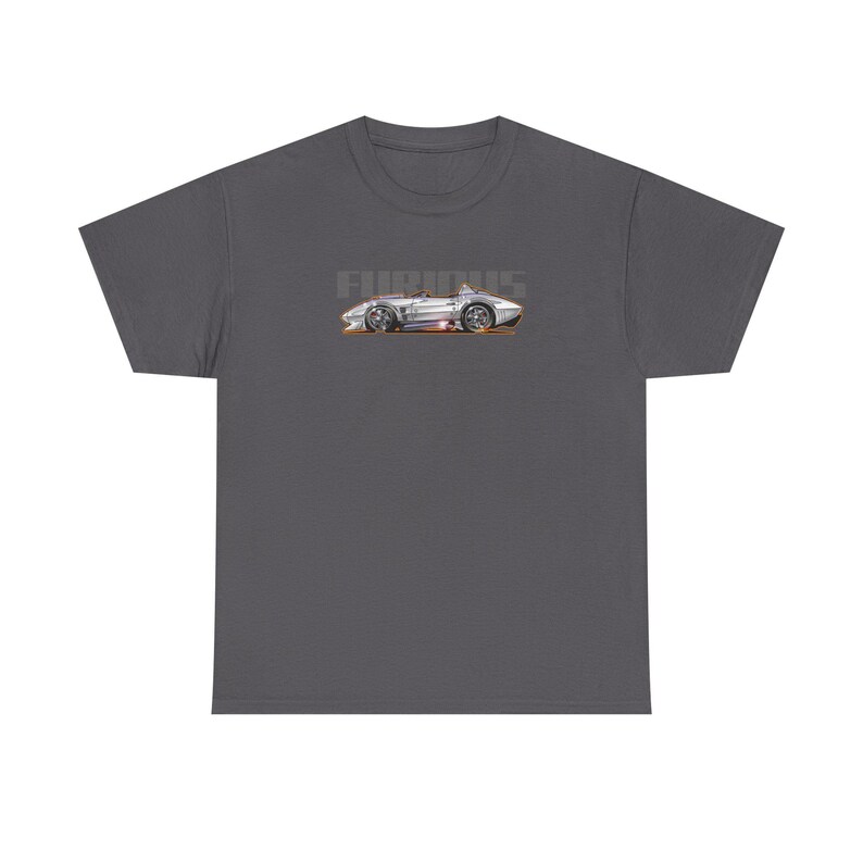 FAST AND FURIOUS Grand Sport Stingray Corvette Fireball Art Cotton Tee Shirt - Colors image 5
